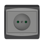 PRISE 2P LAP GALAXY GRIS-FONCE 20218GR