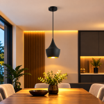 LUSTRE SUSPENSION MODERNE